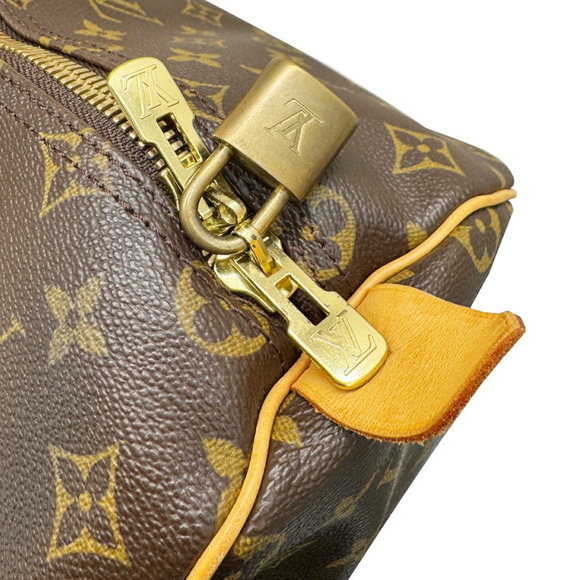 LOUIS VUITTON Brown Monogram Keepall 50 Boston Bag - Picture 14 of 16
